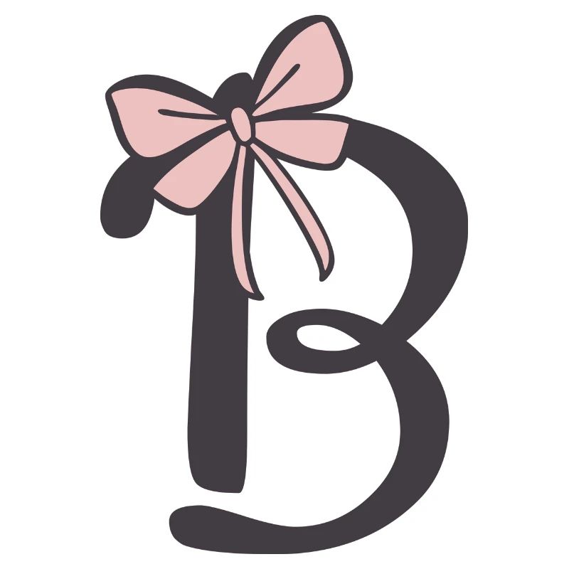 Ruban lettre initiale B