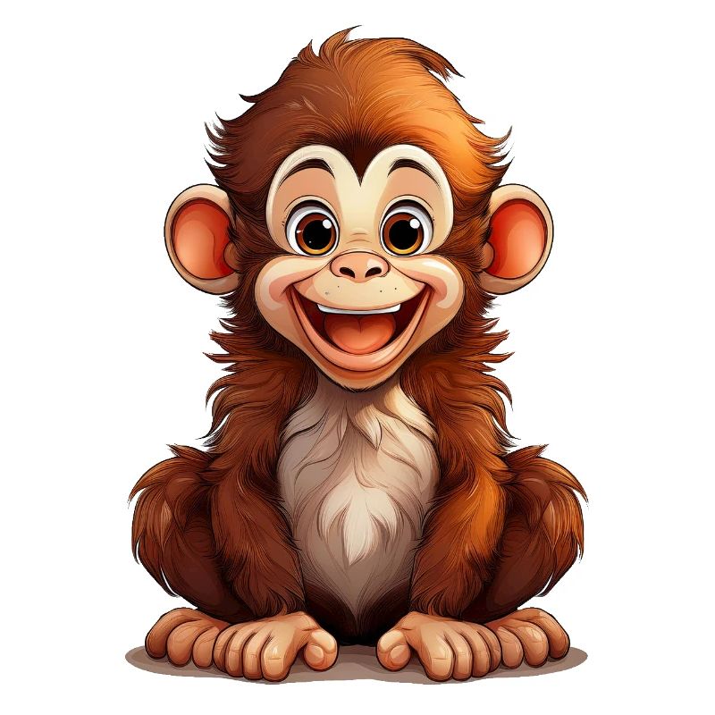 A cute, crazy monkey