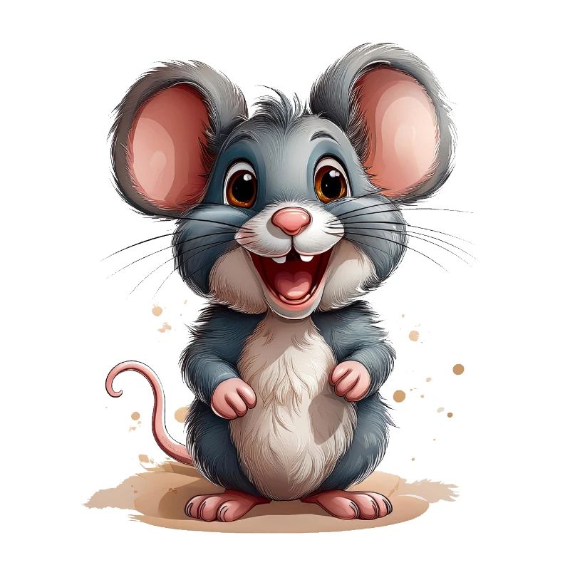 Cute Crazy Mouse
