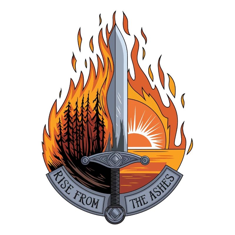 Rise From the Ashes – Phoenix Warrior Sword Art