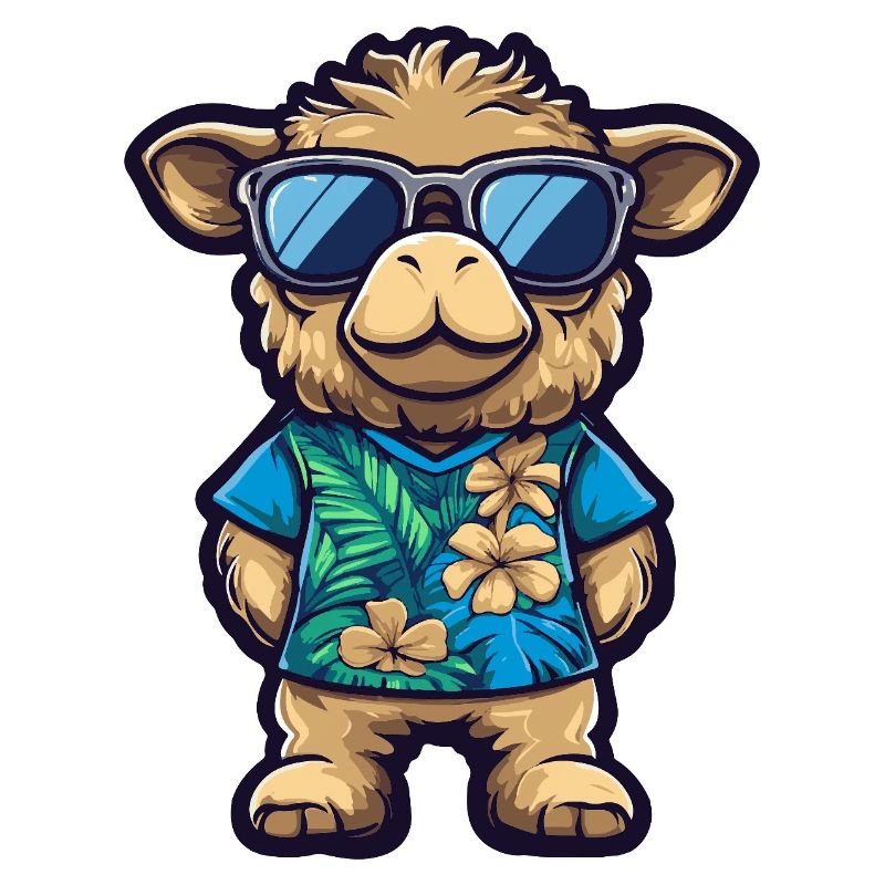 Kamel Comic Lustig Sommer