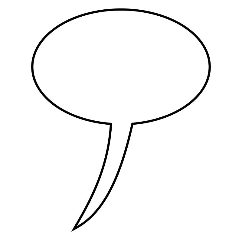Speech Bubble Design Long