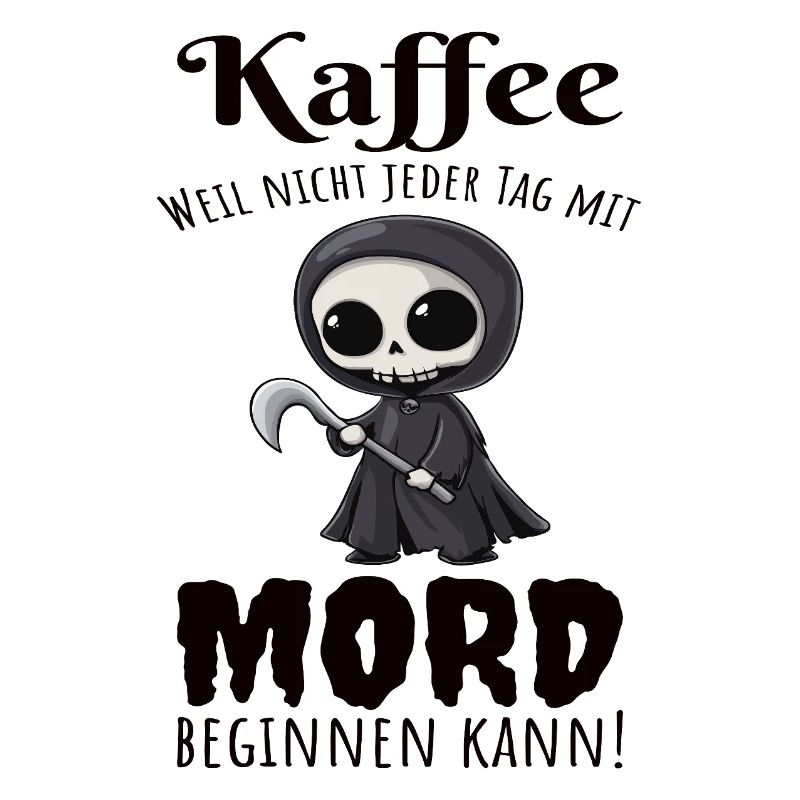 Kaffee Sensenmann Kaffeetrinker