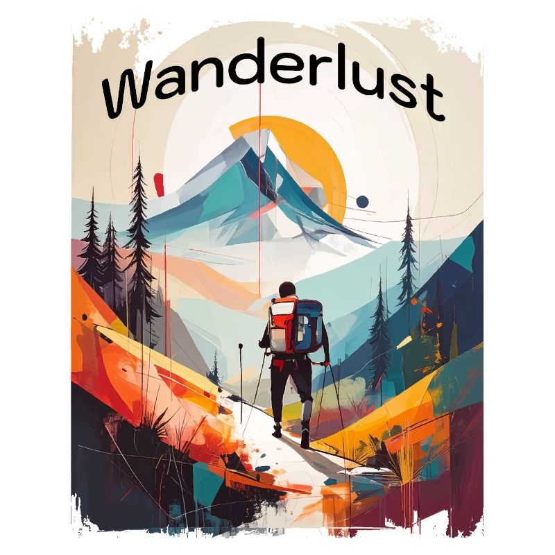 Wanderlust abstrakt
