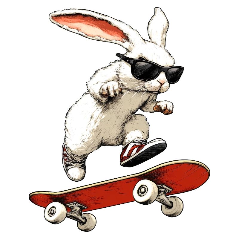 Rabbit Skater / Skateboard Rabbit