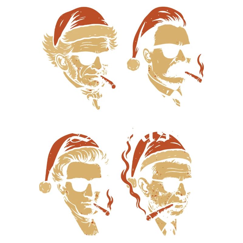 Existential Santas in Sunglasses