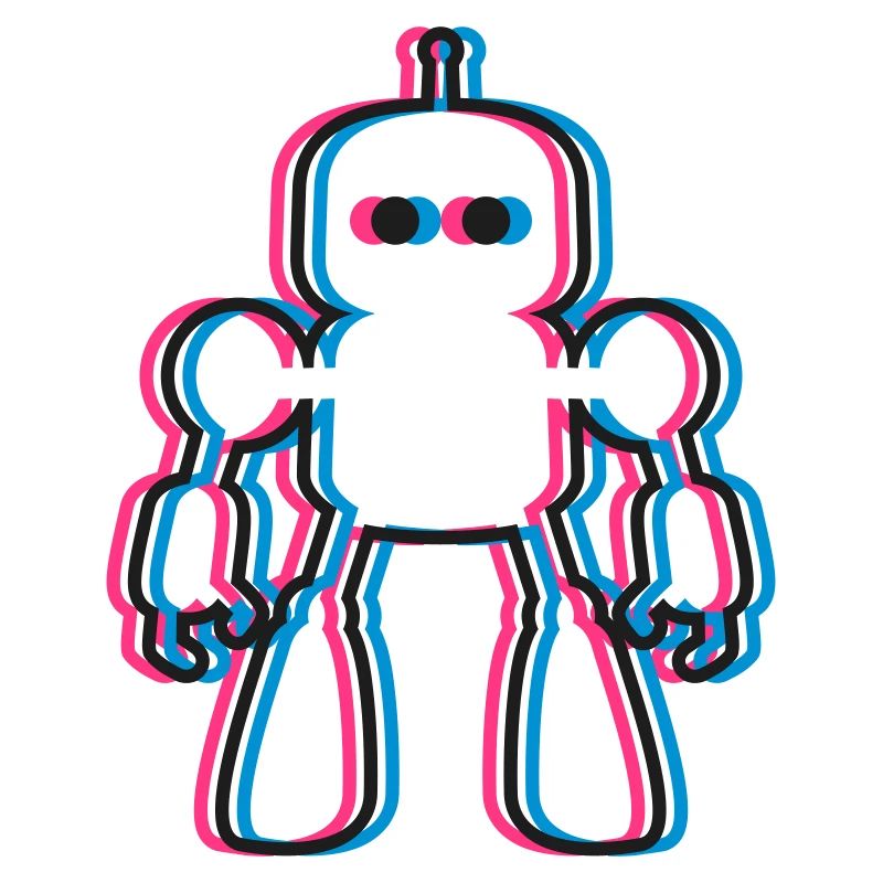 Robot 3D Effect IA Science-Fi