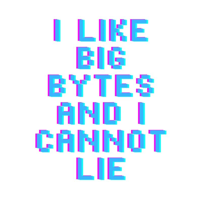 I like big bytes