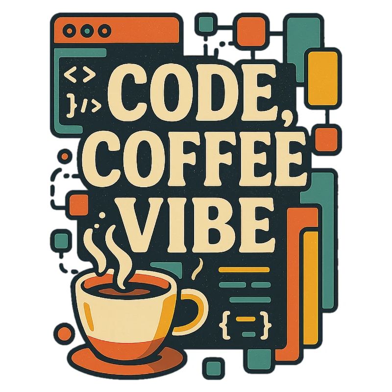 Code Coffee Vibe – T-shirt Programmeur drôle