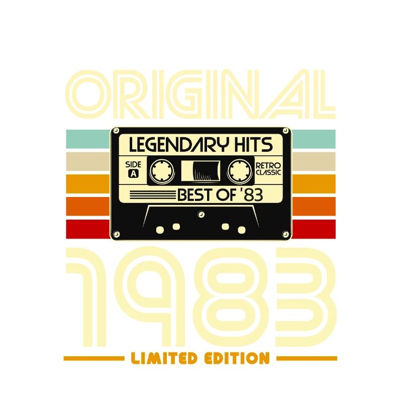 Cassette 1983 Édition Limitée Retro