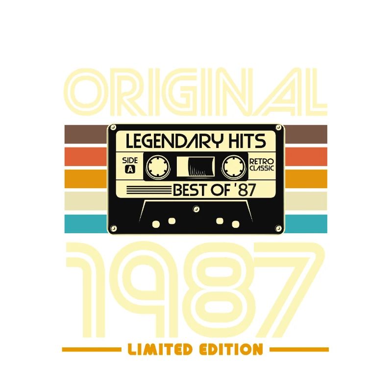 Original 1987 Hits Retro Cassette