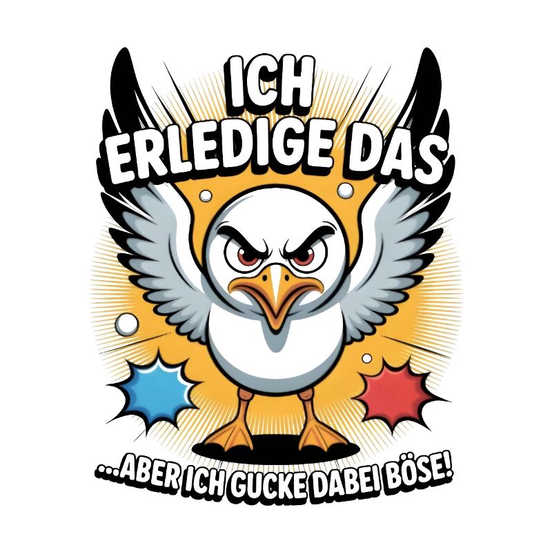 Möwe Seevogel Ich erledige das