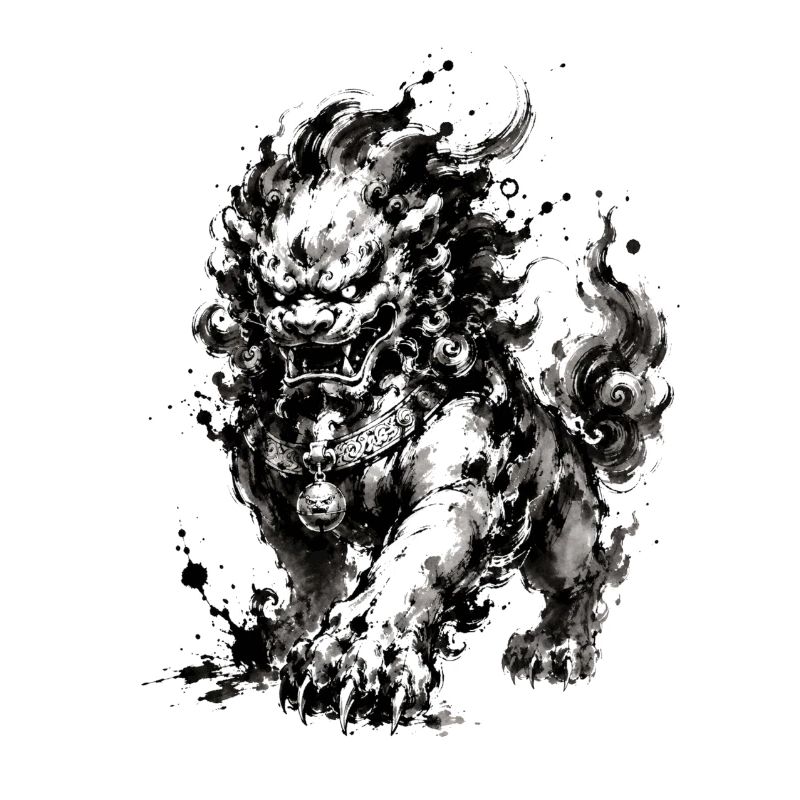 Ink Foo Dog Wächter
