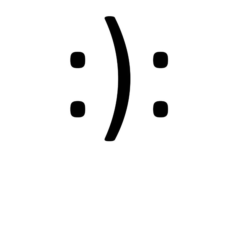 Double visage souriant