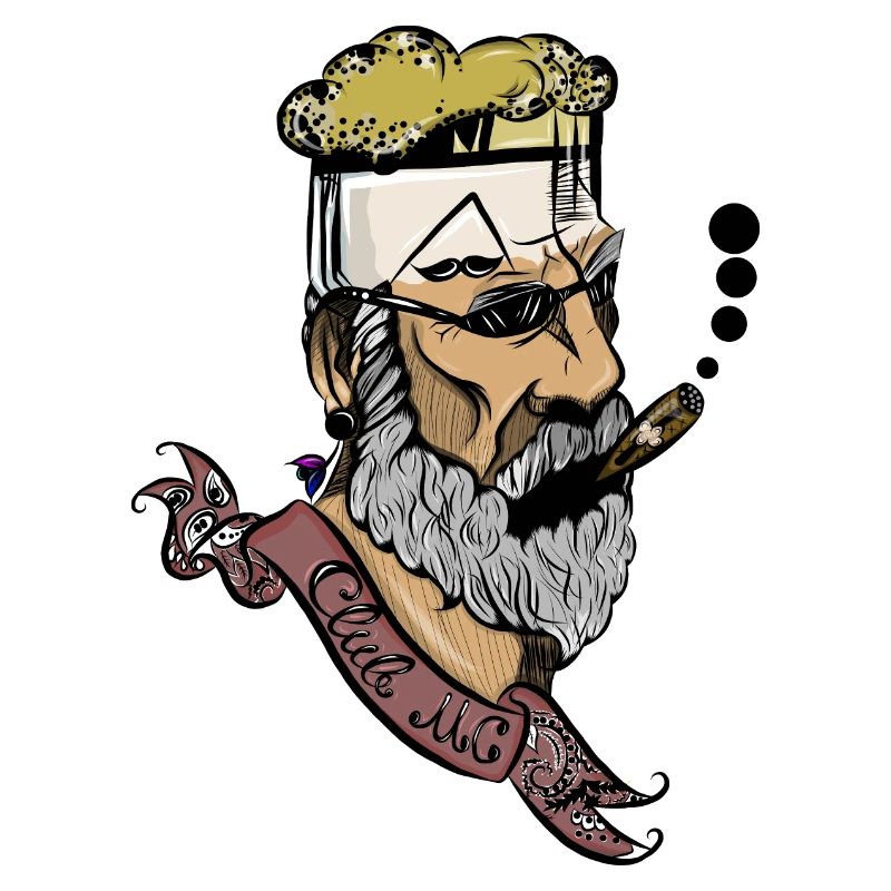 Bart Mann mit Zigarre