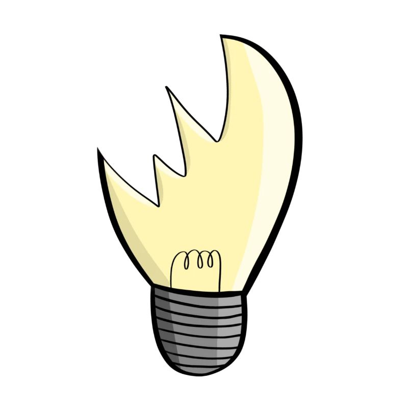 Light Bulb Lamp Bulb Light Broken Destroyed