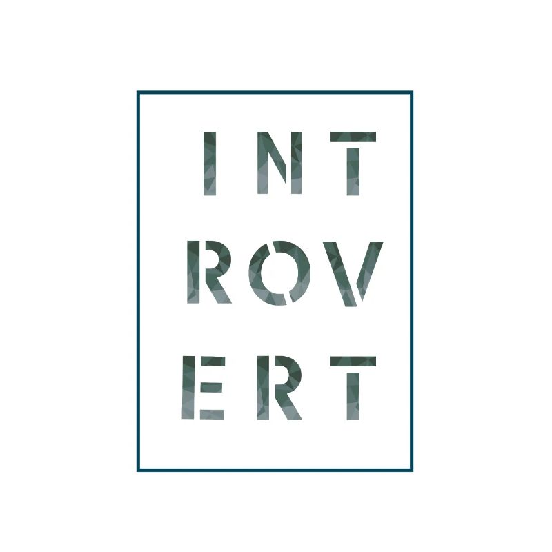 Introvert white, gift, gift idea