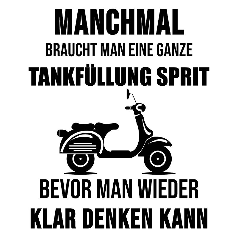 Moped Mofa Rollerfahrer Roller Spruch Geschenk