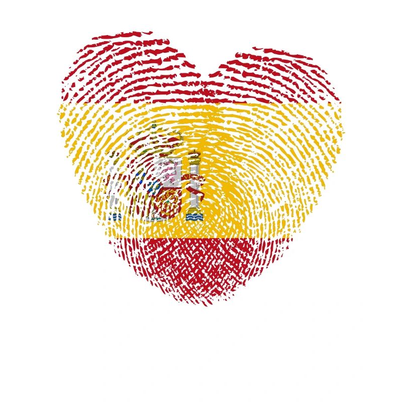 Empreinte digitale du drapeau espagnol