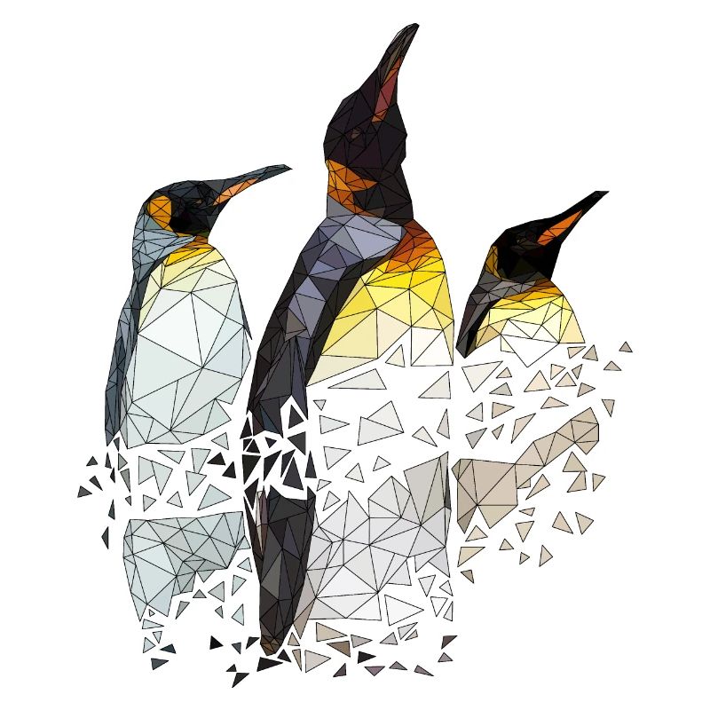 Pinguingruppe | Low Poly