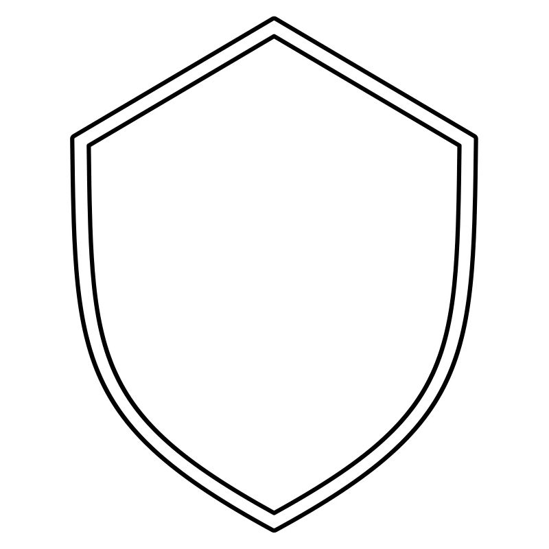 Blason vide bouclier