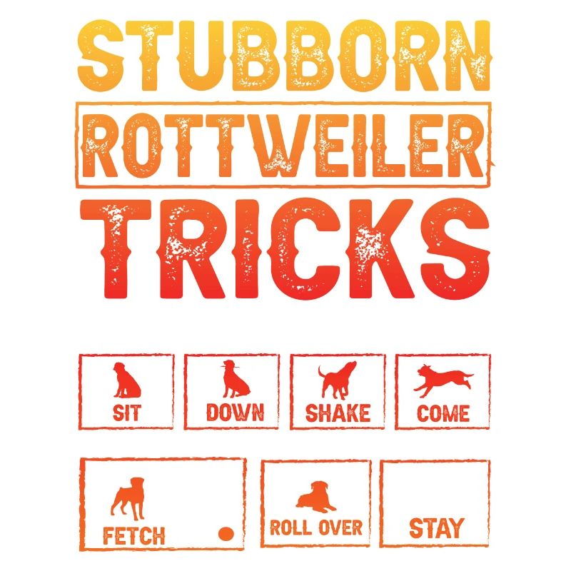 Stubborn Rottweiler Tricks