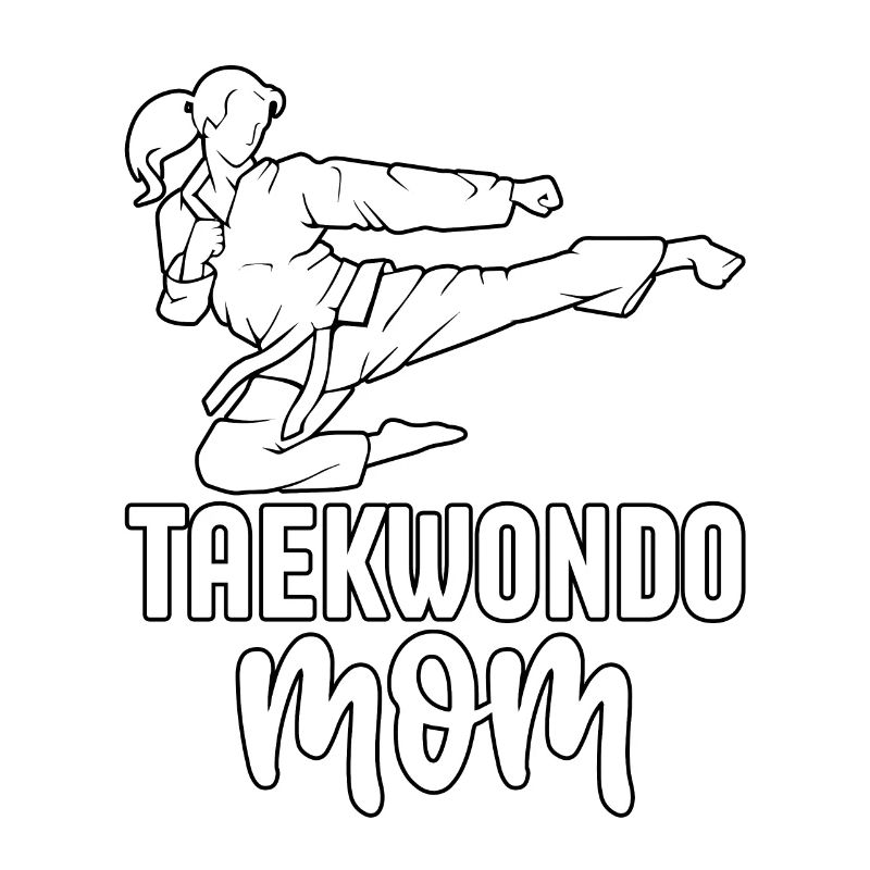 Taekwondo-Mutter