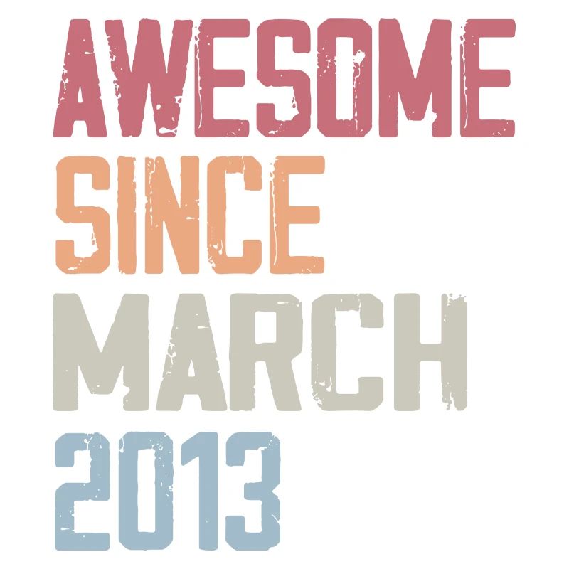 2013 Mars Naissance Anniversaire Mars 2013 Cadeau