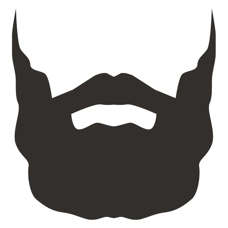 Beard full beard mask hipster trend