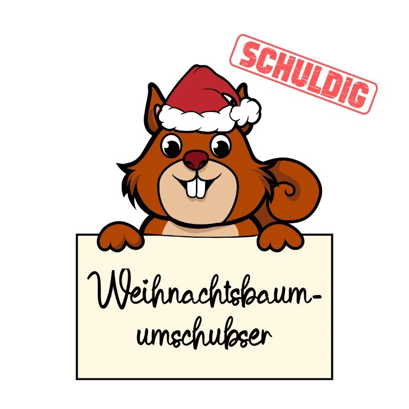 Weihnachtsbaum Umschubser Eichhörnchen