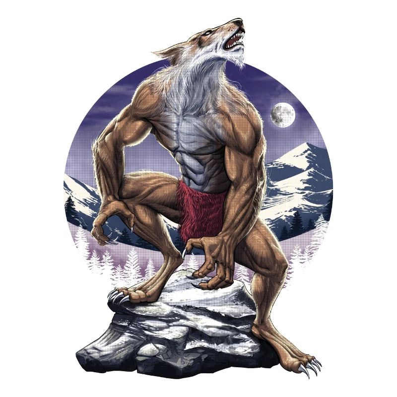 Werewolf Full Moon Howling