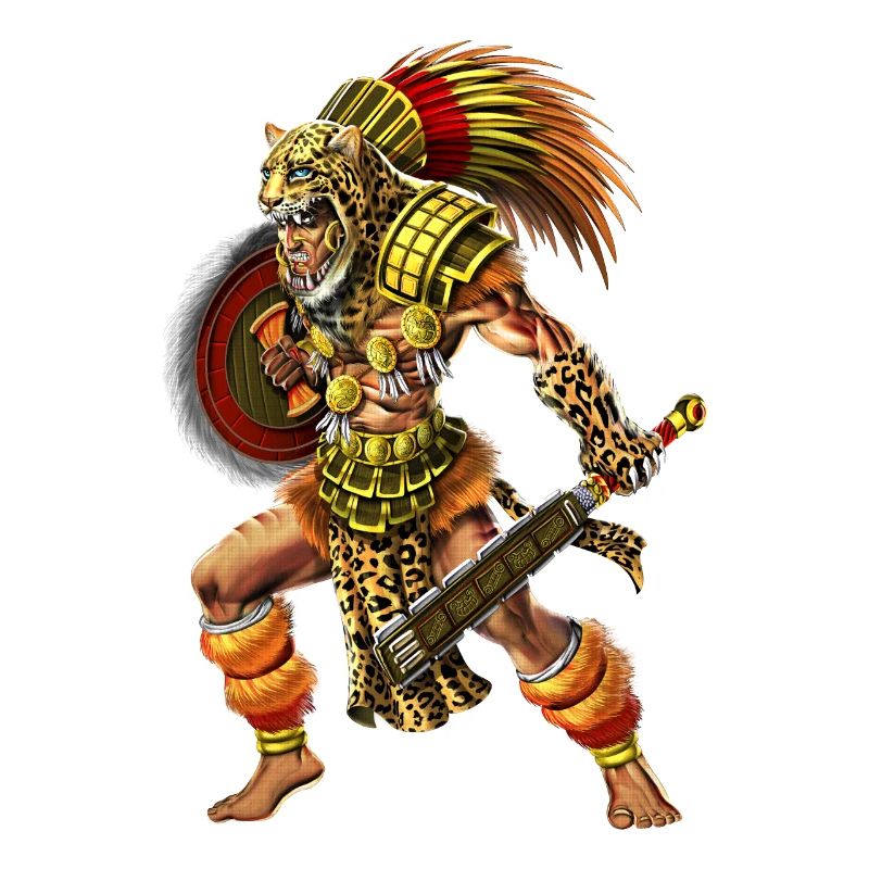 Aztekischer Jaguar-Krieger