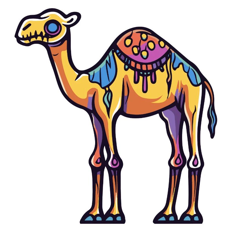 Kamel Halloween Comic Zombie