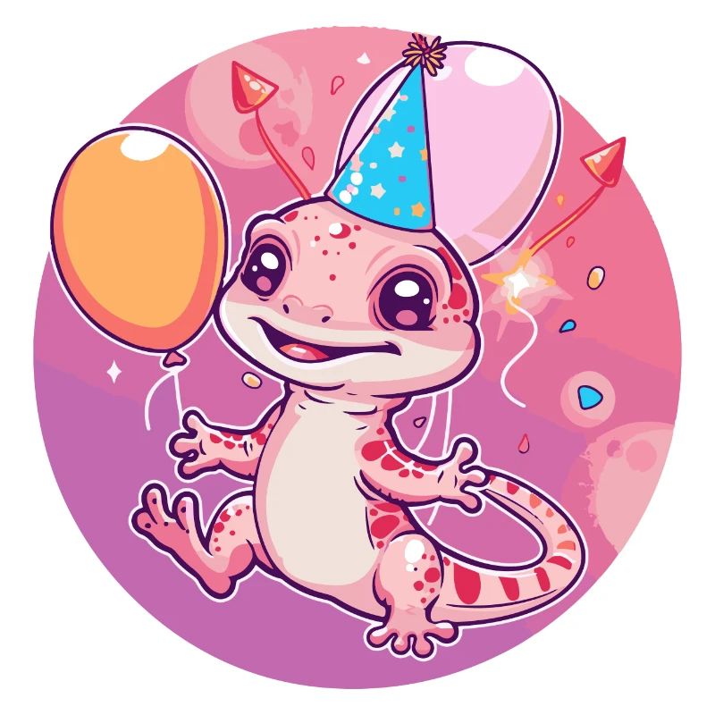 Echse Geburtstag Comic
