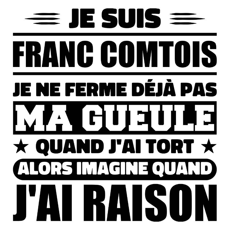 Franc comtois Ich halte meinen Mund nicht zu frank comté