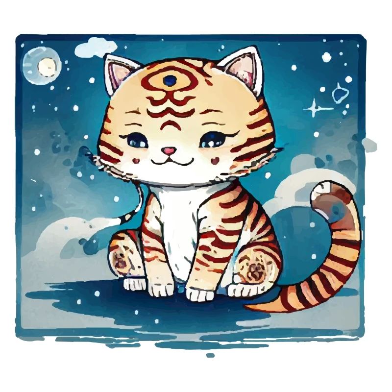 A cat design that couldn't be sweeter.