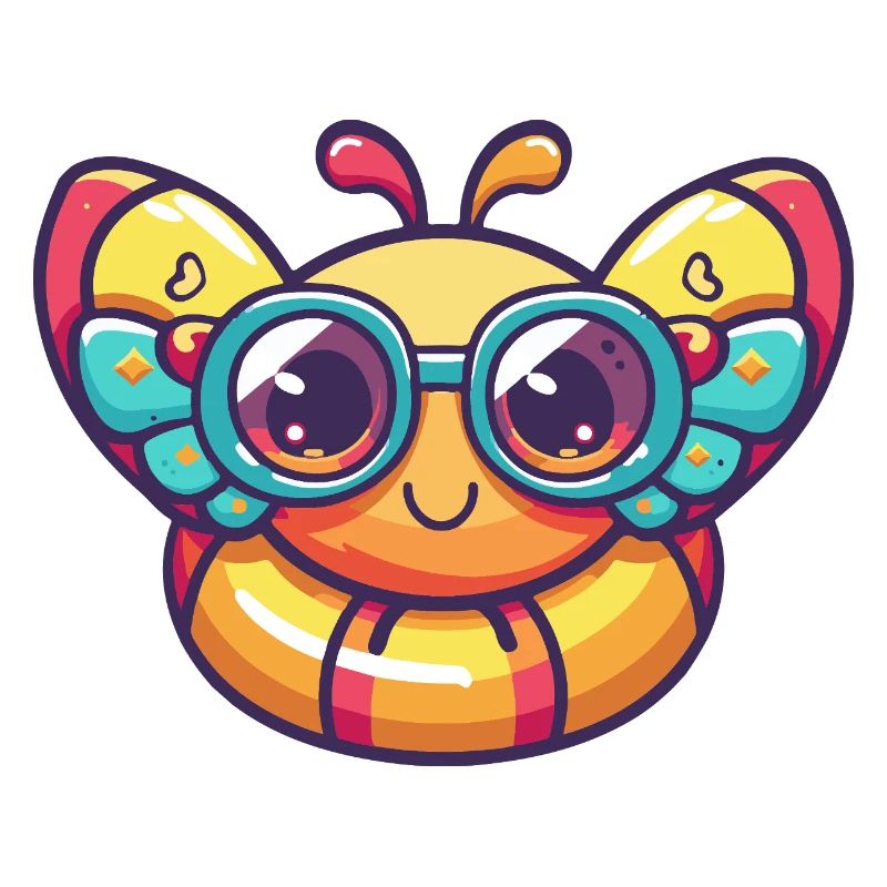 Schmetterling Comic Cool