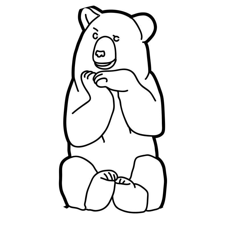Berliner Bär, sitzend
