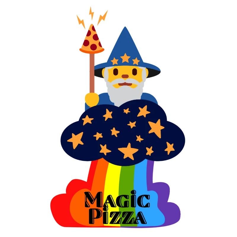 Zauberer, Pizza, Magie
