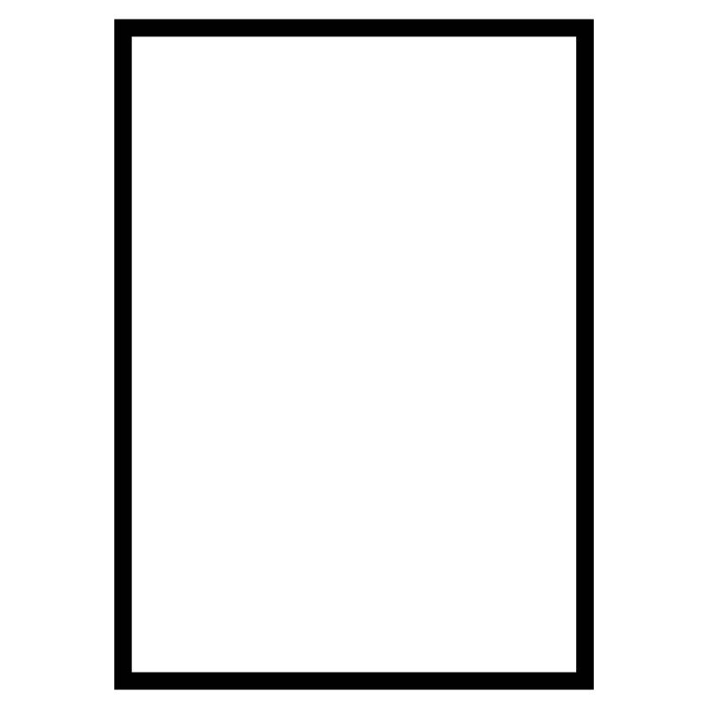 Mathématiques - icône rectangle