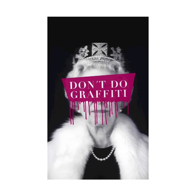 don't do graffiti Poster