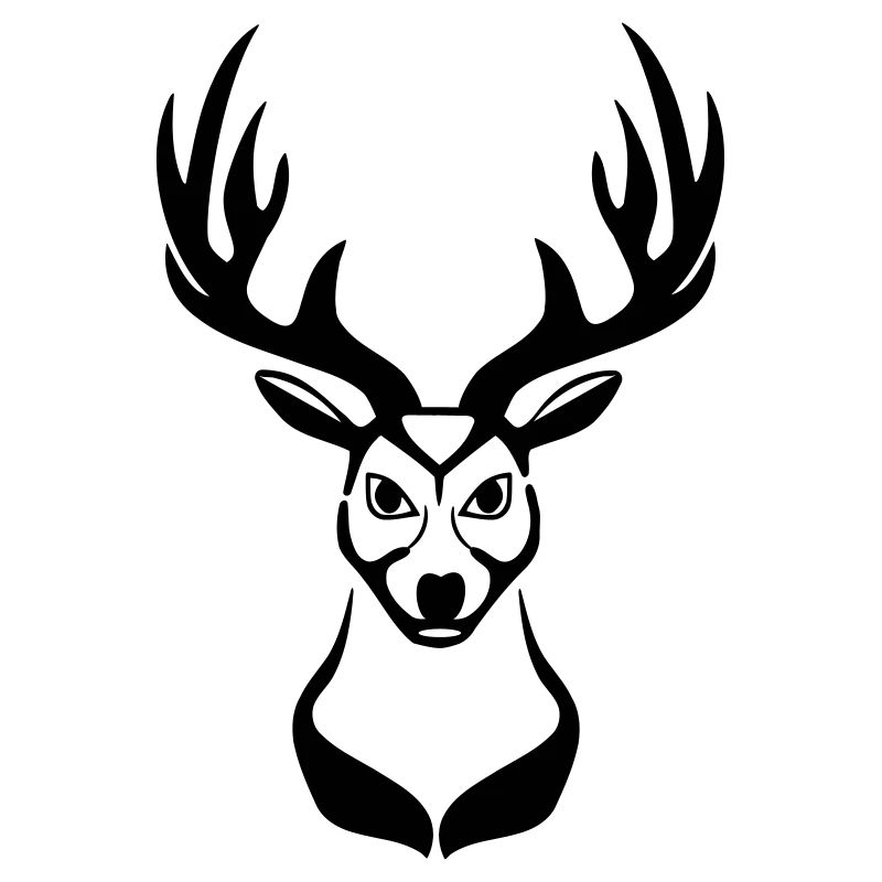 Deer head 1c