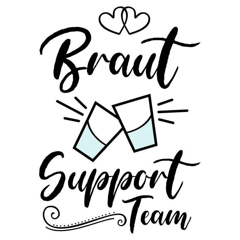 braut support team kurze
