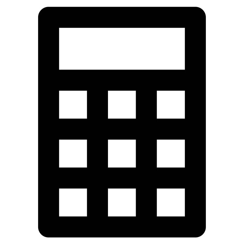 Custom Calculator SVG Icon Design Spread Shirt UK