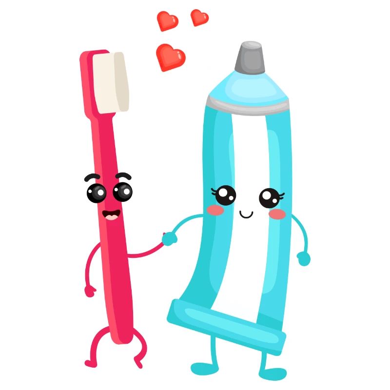 Toothbrush & Toothpaste Pair Gift for Dentists