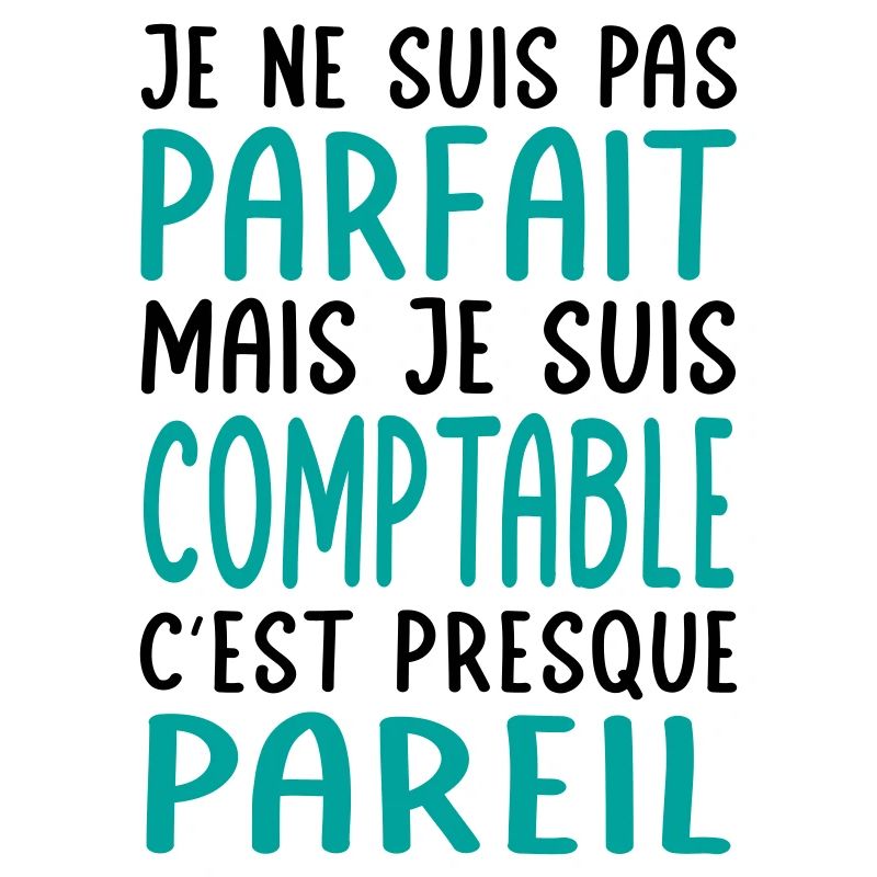 Je ne suis pas parfait mais je suis comptable