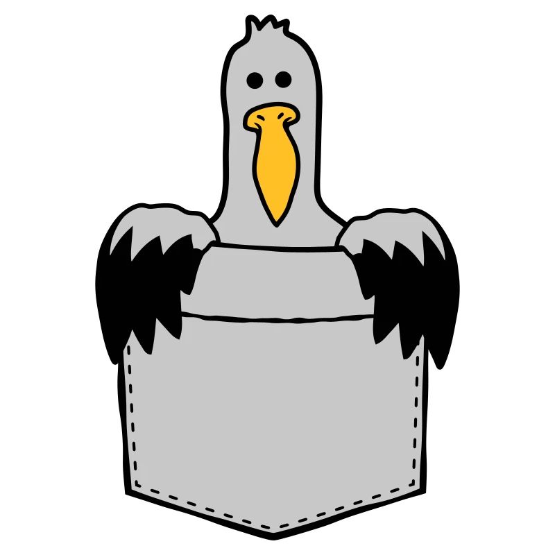 Brusttasche Möwe Unterwegs mitnehmen