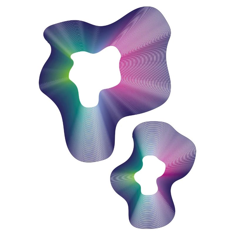 Abstract neon pattern