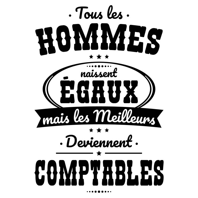 Hommes égaux les meilleurs deviennent comptables