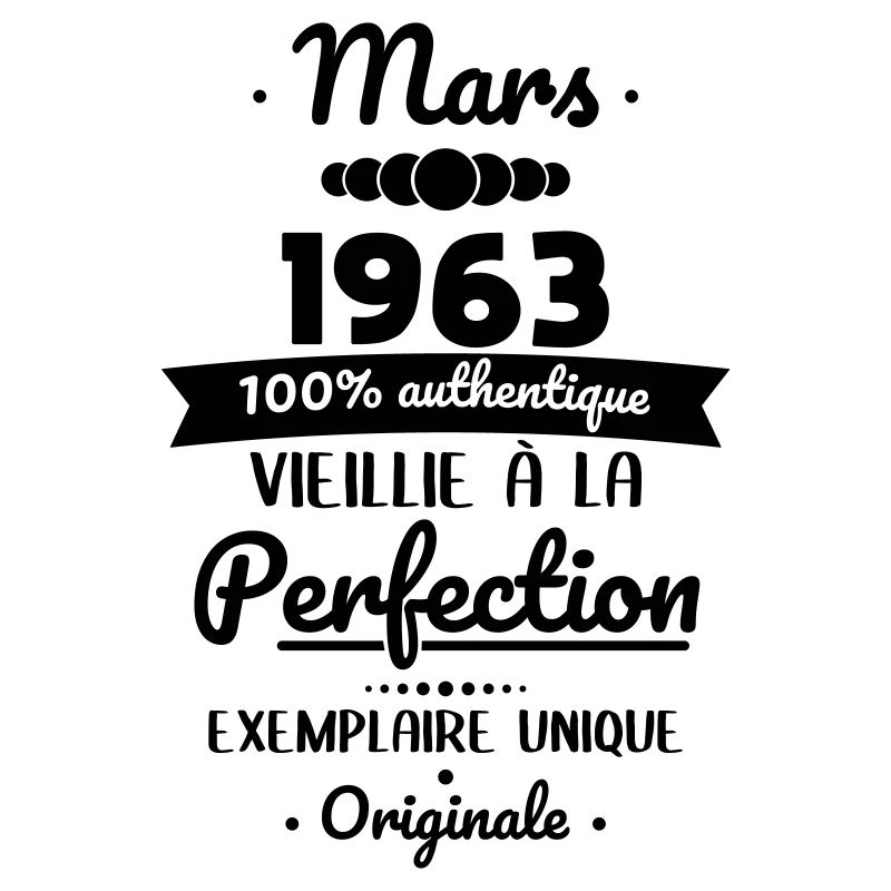Anniversaire 60 ans - Mars 1963 Originale